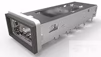 Cage Assy 1x1 Behind Bezel Gasket QSFP28  (2274085-1)